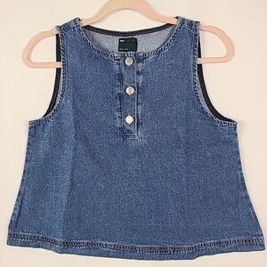 NWT ASOS Design Women's Denim Tank Top Sz S